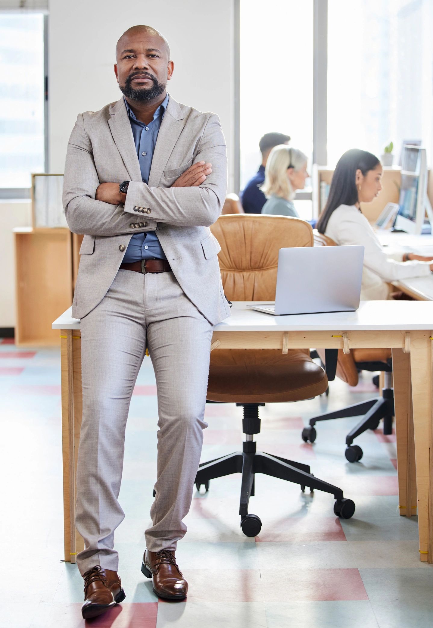 Portrait of a business leader